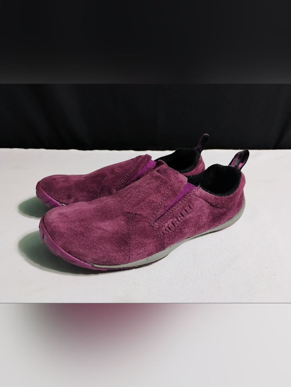 Merrell M-Connect Series Purple Suede Slip on Athletic Outdoor Shoes Wmen's Sz 9